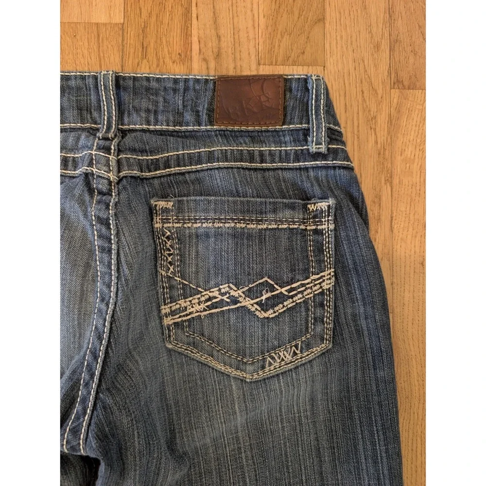BKE Buckle Culture Low Rise Boot Cut Stretch Denim Jeans Women's Size 28 /30.5 - Picture 12 of 13